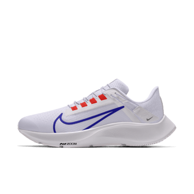 Мужские кроссовки для бега по шоссе Nike Air Zoom Pegasus 38 By You - Белый