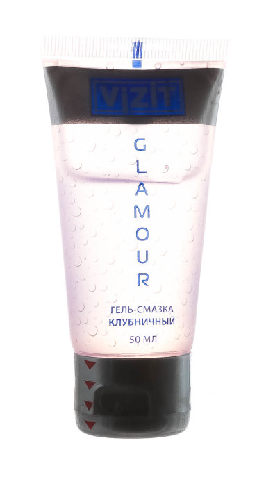 Vizit Гель-смазка Glamour клубничный, 50 мл (Vizit, Visit гели-смазки)
