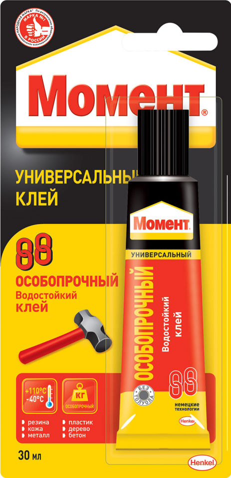 Клей Момент 88 Особопрочный универсальный 30мл