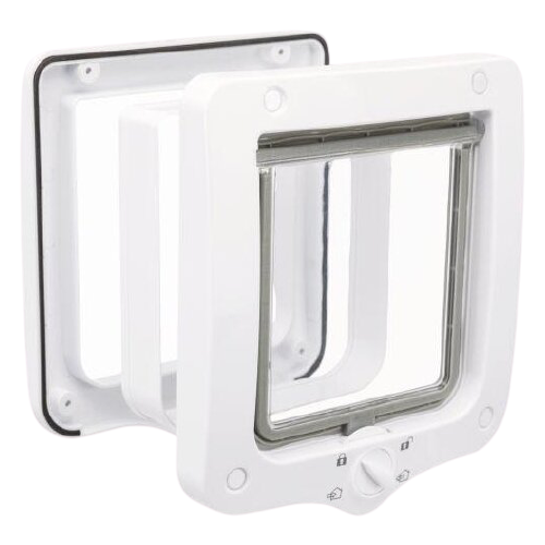 Дверца в дверь для животных TRIXIE 4-Way Flap Door 20х22 см белый