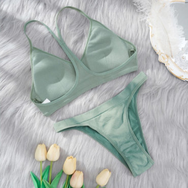 Комплект белья женский Propicio Duo 4607186596219 зеленый единый