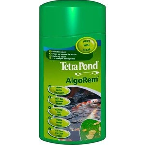 Препарат Tetra Pond AlgoRem Green Water Treatment для очистки цветущей воды в пруду 1л