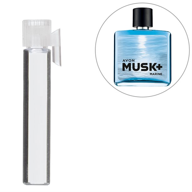 Туалетная вода Musk Marine+ для него - пробный образец (0,6 мл)