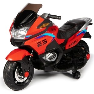 Детский электромотоцикл XMX (красный, EVA, с ручкой газа, 12V) - XMX609-RED