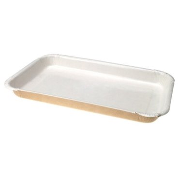 Лоток для кулинарии одноразовый картонный Eco Platter 400 коричневый (50 шт)