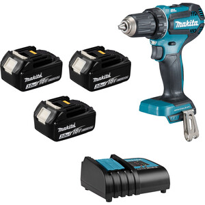 Аккумуляторная дрель-шуруповерт Makita DDF485RF3J