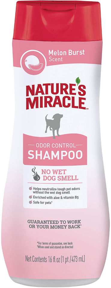 Шампунь для собак Natures Miracle против запаха с ароматом дыни 473мл