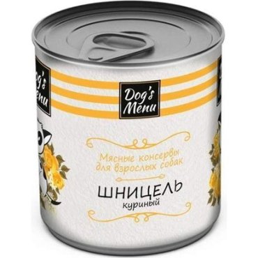 Влажный корм для собак Dog's Menu шницель 750 г