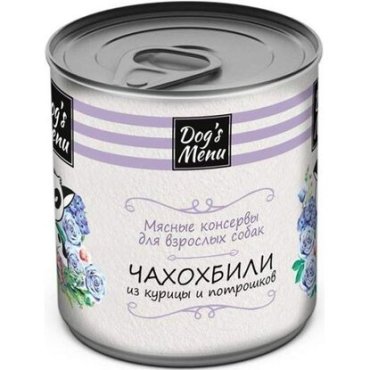 Влажный корм для собак Dog's Menu чахохбили 750 г