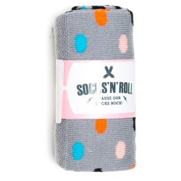 Носки Socks'N'Roll - Dots and Stripes с горошинами в верхней части и полосками в нижней