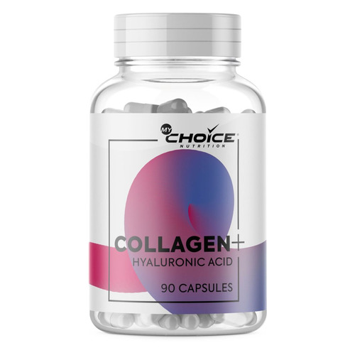 Коллаген MYCHOICE NUTRITION Collagen + Hyaluronic Acid, 1, капсулы, 90шт, 85гр, без вкуса