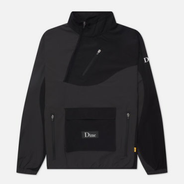 Мужская куртка анорак Dime Range Pullover, цвет чёрный, размер S