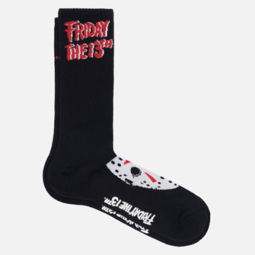 Носки Vans x Horror Friday The 13th, цвет чёрный, размер 38.5-42 EU
