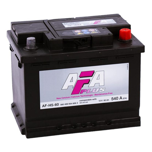 Аккумулятор автомобильный AFA AF-H5-60 60Ач 540A