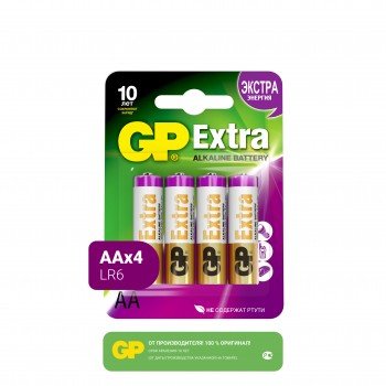 Батарейки GP BATTERIES АА Экстра