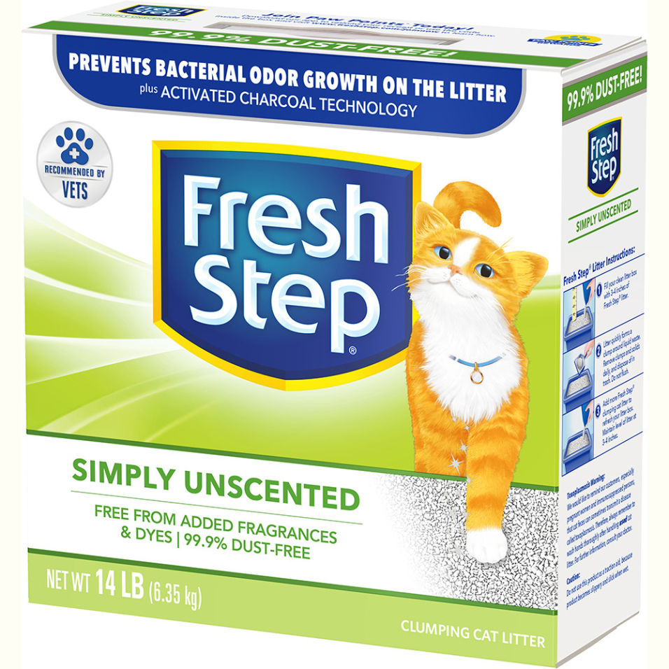Наполнитель для кошачьего туалета Fresh Step Ультра комкующийся 6.35кг
