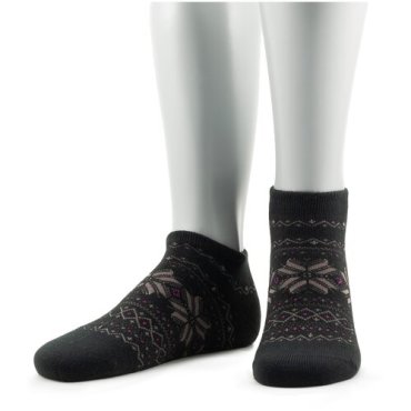 Женские носки из полушерсти Grinston socks черные, размер 23
