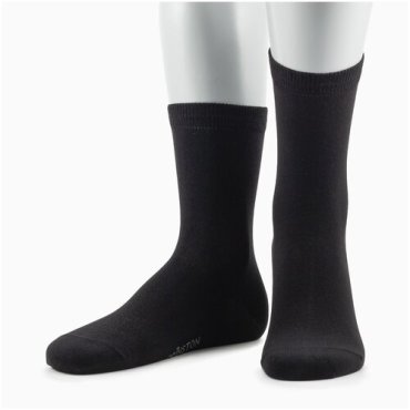 Женские бамбуковые носки Grinston socks черные, размер 25