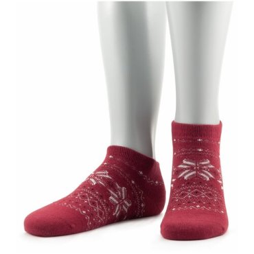 Женские носки из полушерсти Grinston socks красные, размер 23