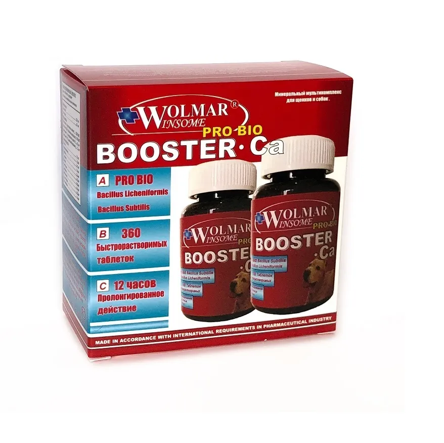 Комплекс для собак крупных пород Wolmar Winsome Pro Bio Booster Ca, 360 таб