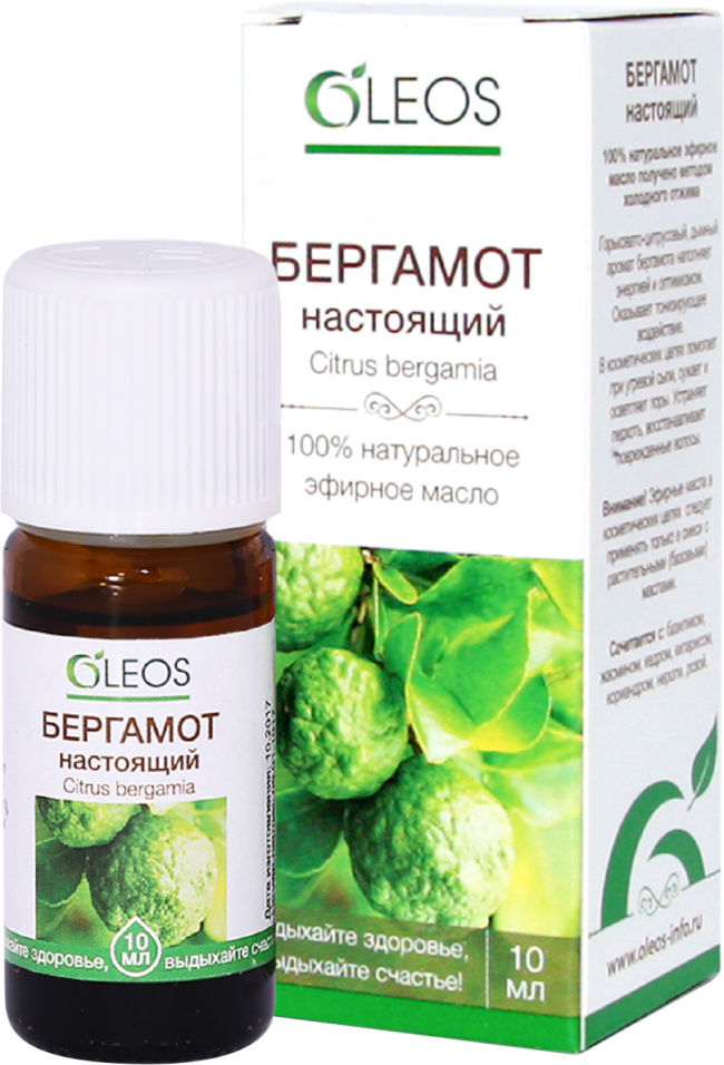 Масло эфирное Oleos Бергамот 10мл