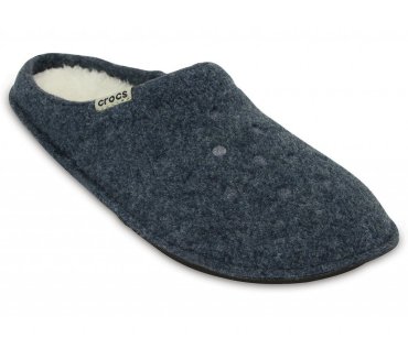 Тапочки CROCS Classic Slipper Nautical Navy/Oatmeal (Синий/Бежевый) арт. 203600