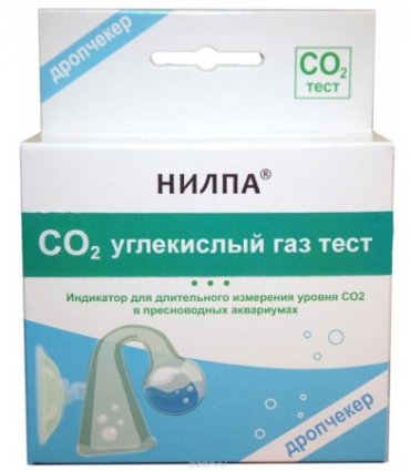 Тест для длительного измерения уровня CO2 в пресноводных аквариумах Нилпа