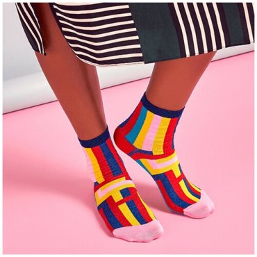 Носки для девушек Hysteria Mira Ankle - Multicolor Stripes 36-41