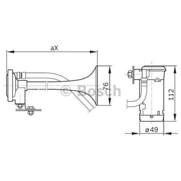 BOSCH 0328003024 Сигнал звуковой