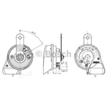 BOSCH 9320335207 Сигнал звуковой