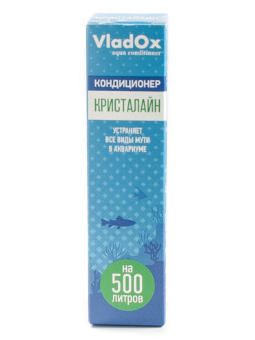Средство Vladox Crystaline 981606 для очищения аквариумной воды 50мл на 500д
