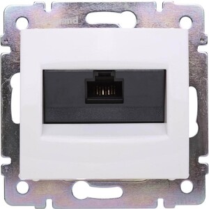 Розетка Legrand компьютерная RJ45 Valena 6 кат UTP с захватами белая 774246