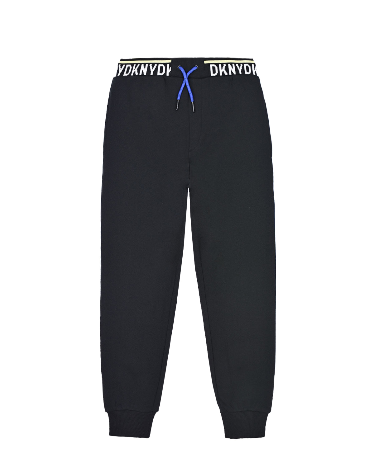Черные спортивные брюки с логотипом DKNY