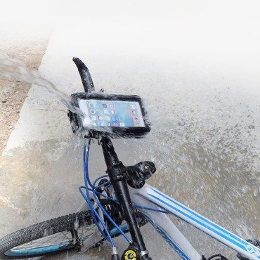 Держатель на велосипеде с водонепроницаемой сумкой для телефона