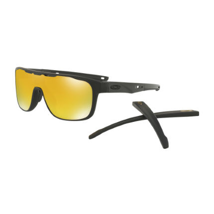 Очки солнцезащитные Oakley Crossrange Shield Matte Black/24K Iridium