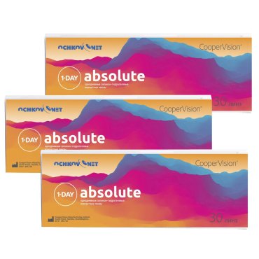 Контактные линзы Ochkov.Net 1-Day Absolute (Clariti 1-day) 90 линз