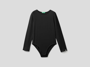 Боди для девочек Benetton цв. черный р.158