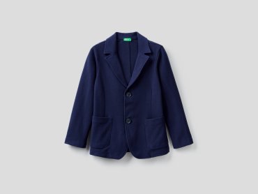 Пиджак для мальчиков Benetton цв. синий р.146