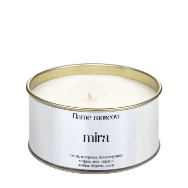 Flame Moscow Flame Moscow Cвеча Mira в металле 310 гр