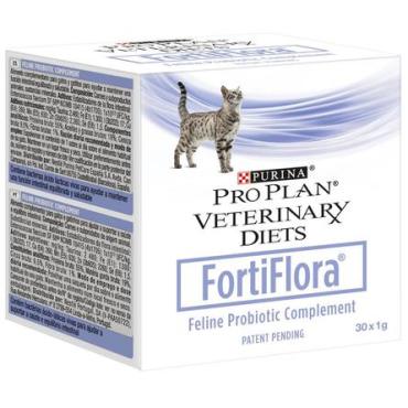 Пищевая добавка Forti Flora® Feline Nutritional Complement для котят и кошек для нормализации микрофлоры желудочно-кишечного тракта, Пакетик,, 30 г