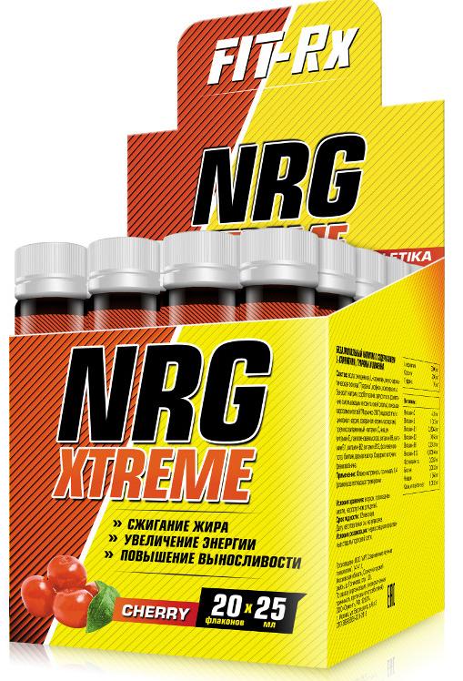 NRG Xtreme, вкус вишня, 20*25 мл, Fit-Rx