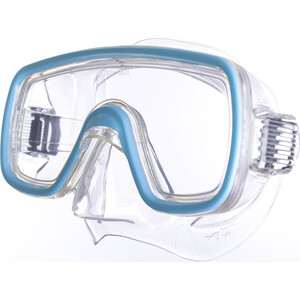 Маска для плавания Salvas Domino Jr Mask, арт. CA105C1TQSTH, безопасн.стекло, Silflex, р. S, голубой