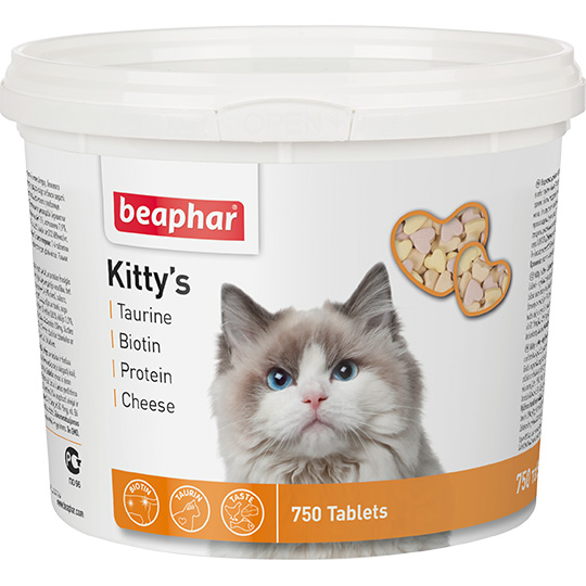 Витаминно-минеральная добавка для кошек Beaphar Kitty`s MIX таблетки 750 таб.