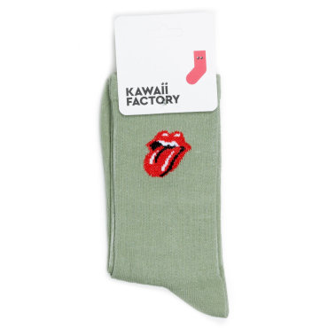Носки Kawaii Factory Yazik зеленые 35-39