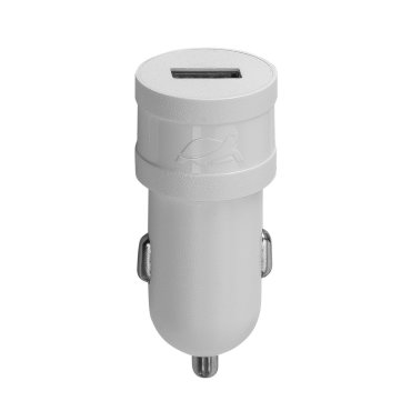Автомобильное ЗУ белое 1,0A / 1USB, без кабеля, RIVAPOWER VA4211 W00
