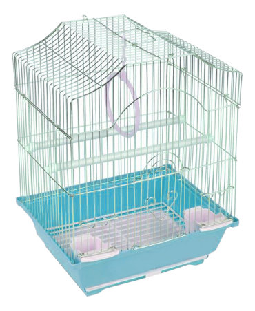 Клетка для птиц Triol 30x23x29 голубой