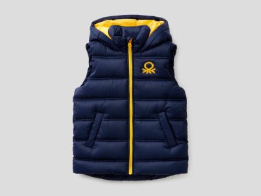 Жилет для мальчиков Benetton цв. синий р.128