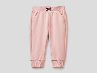 Брюки для девочек Benetton цв. розовый р.80