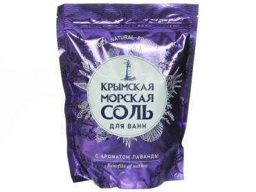 Соль для ванн крымская морская 1.1 кг лаванда