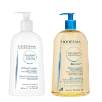 Bioderma Atoderm - Гель-мусс Интенсив, 500 мл + Масло для душа, 1 л